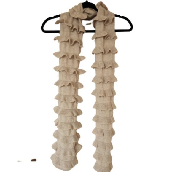 Ruffle Cashmere Scarf - Picture 1 of 3